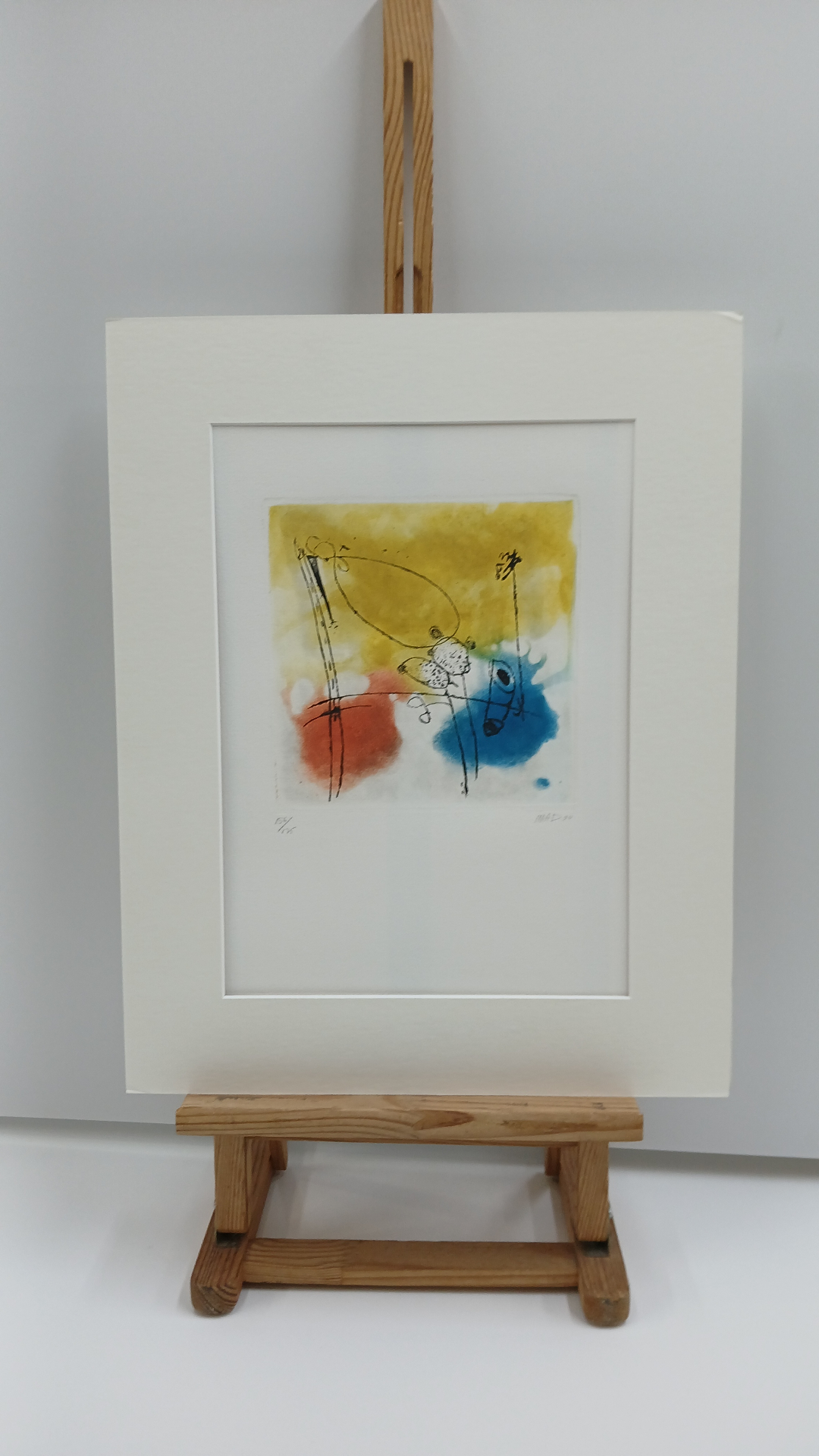 Obra de Maad — Grabado abstracto