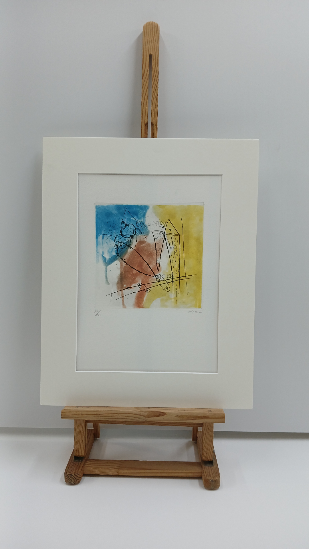 Obra de Maad — Grabado formas geométricas