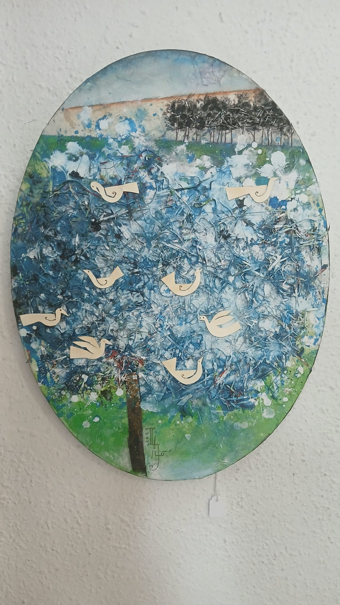 Obra de Paco Arias — Bandada de aves